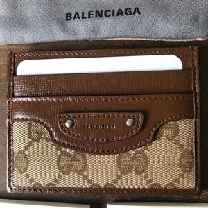 NEW Gucci X Balenciaga Card Case